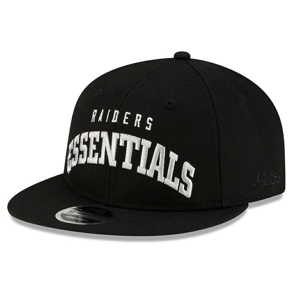 Las Vegas Raiders New Era x Fear of God x NFL 9FIFTY Snapback Hat Black | NFL