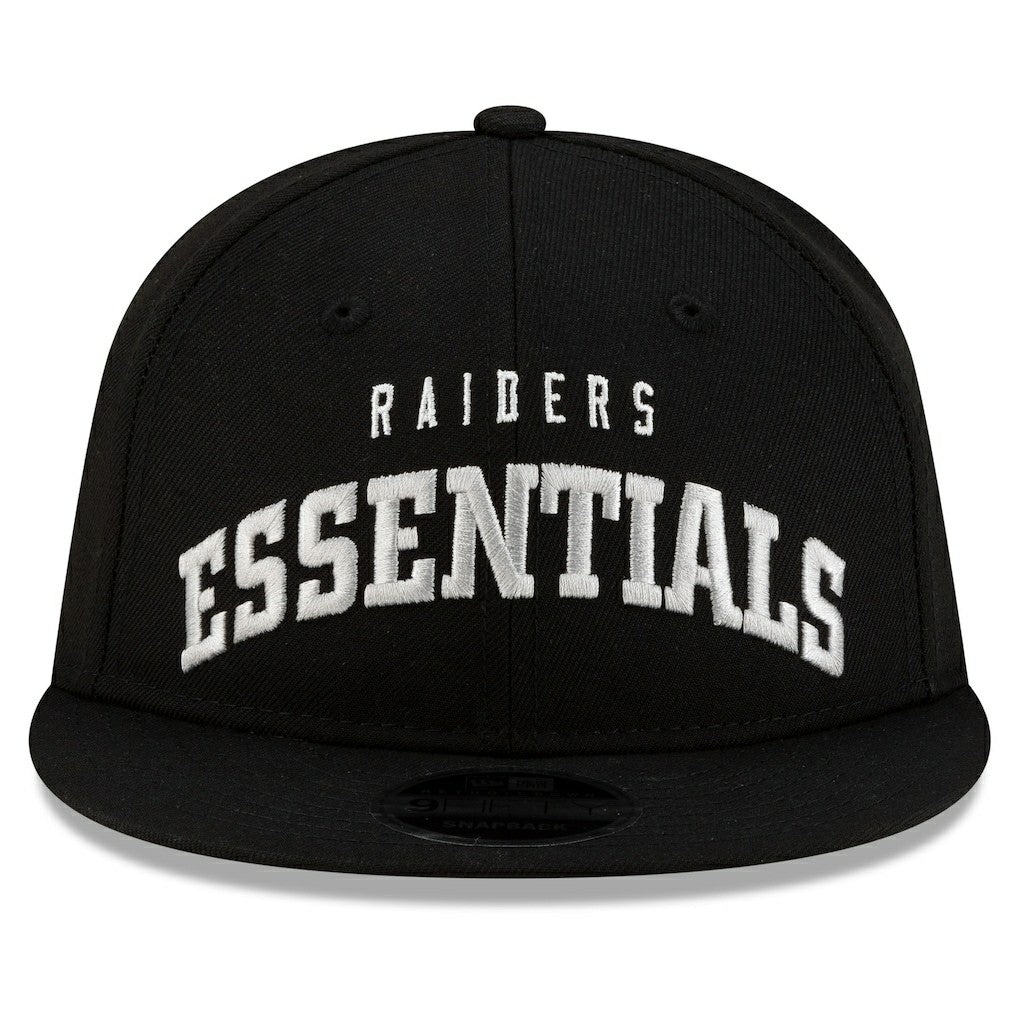 Las Vegas Raiders New Era x Fear of God x NFL 9FIFTY Snapback Hat Black | NFL
