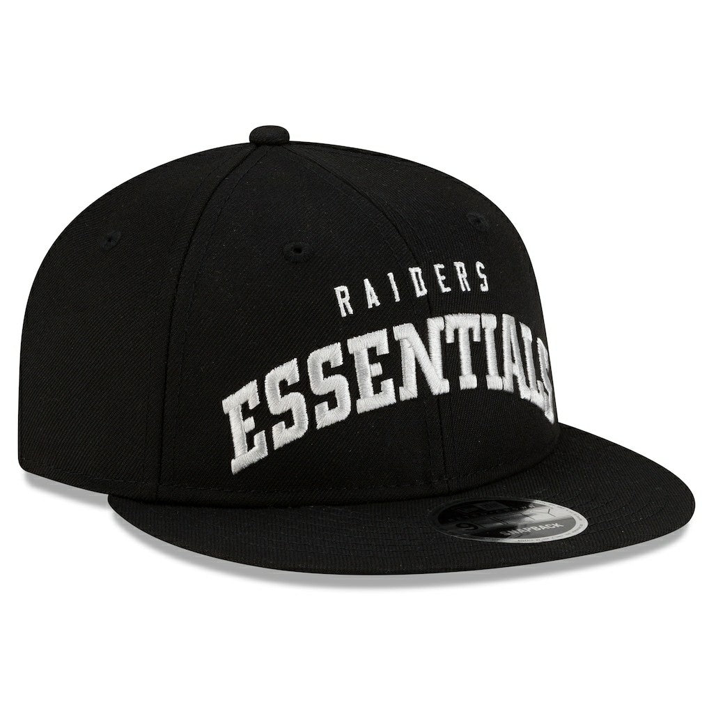 Las Vegas Raiders New Era x Fear of God x NFL 9FIFTY Snapback Hat Black | NFL