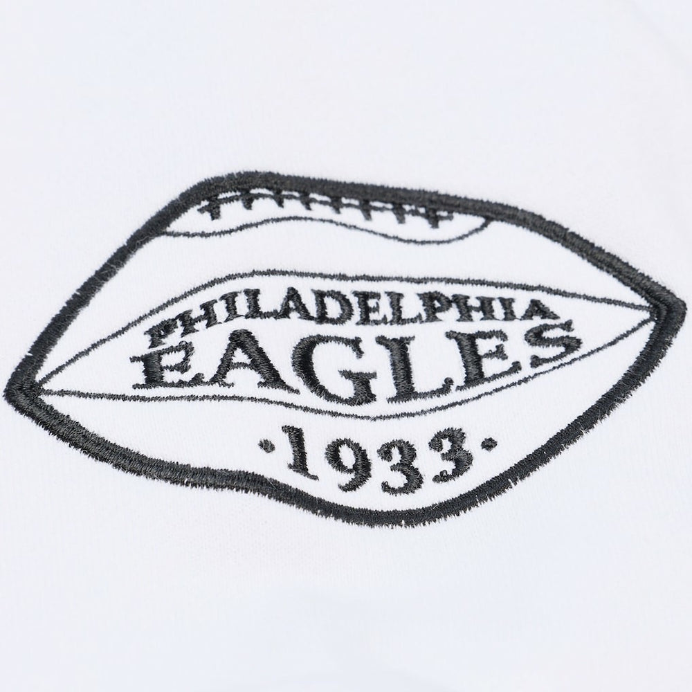 Philadelphia Eagles Arctic Fleece Sweatshirt White | Mitchell & Ness