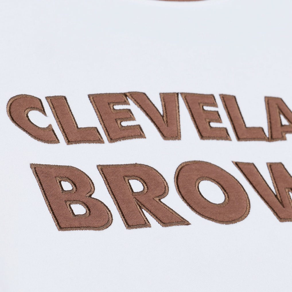 Cleveland Browns Arctic Fleece Sweatshirt White | Mitchell & Ness