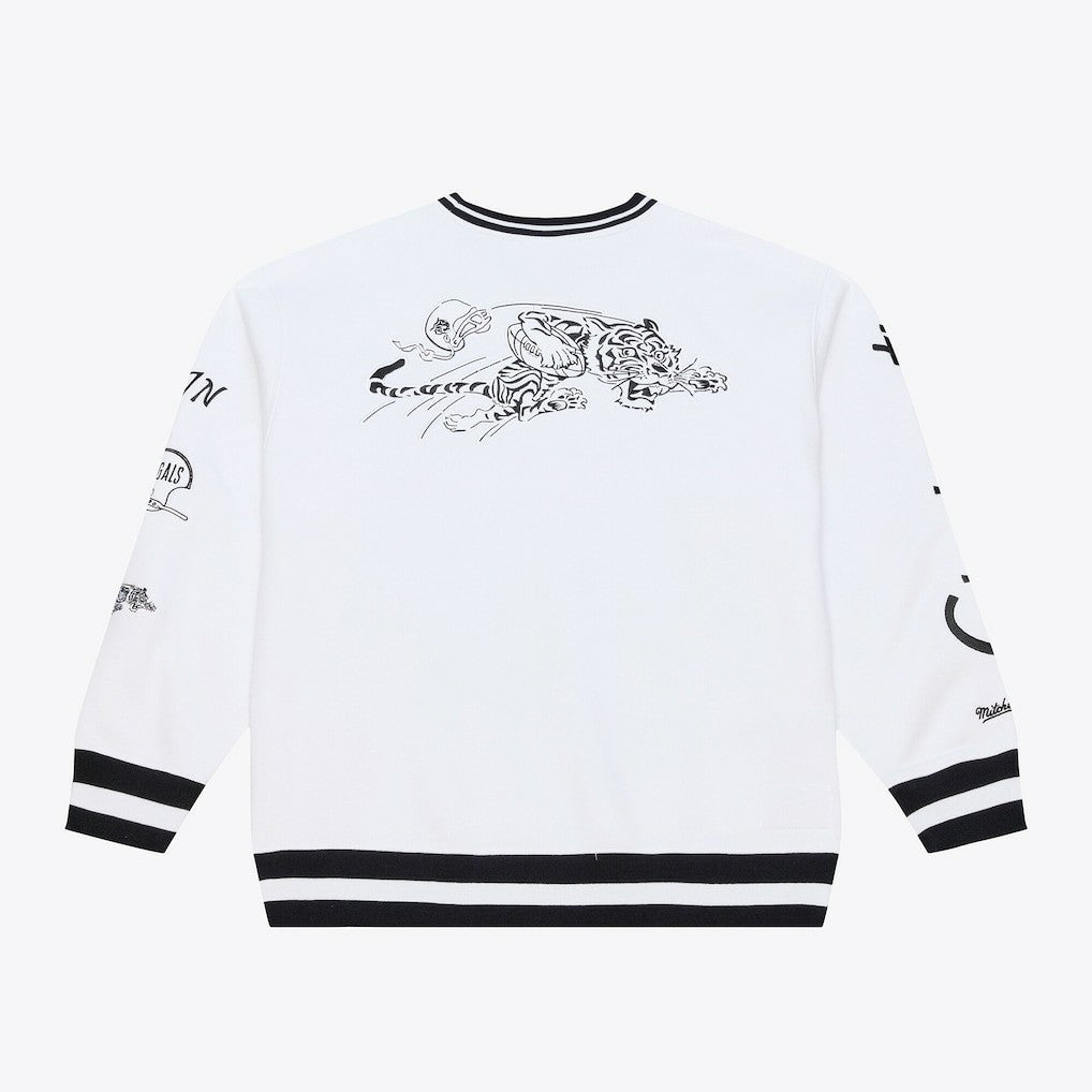 Cincinnati Bengals Arctic Fleece Sweatshirt White | Mitchell & Ness