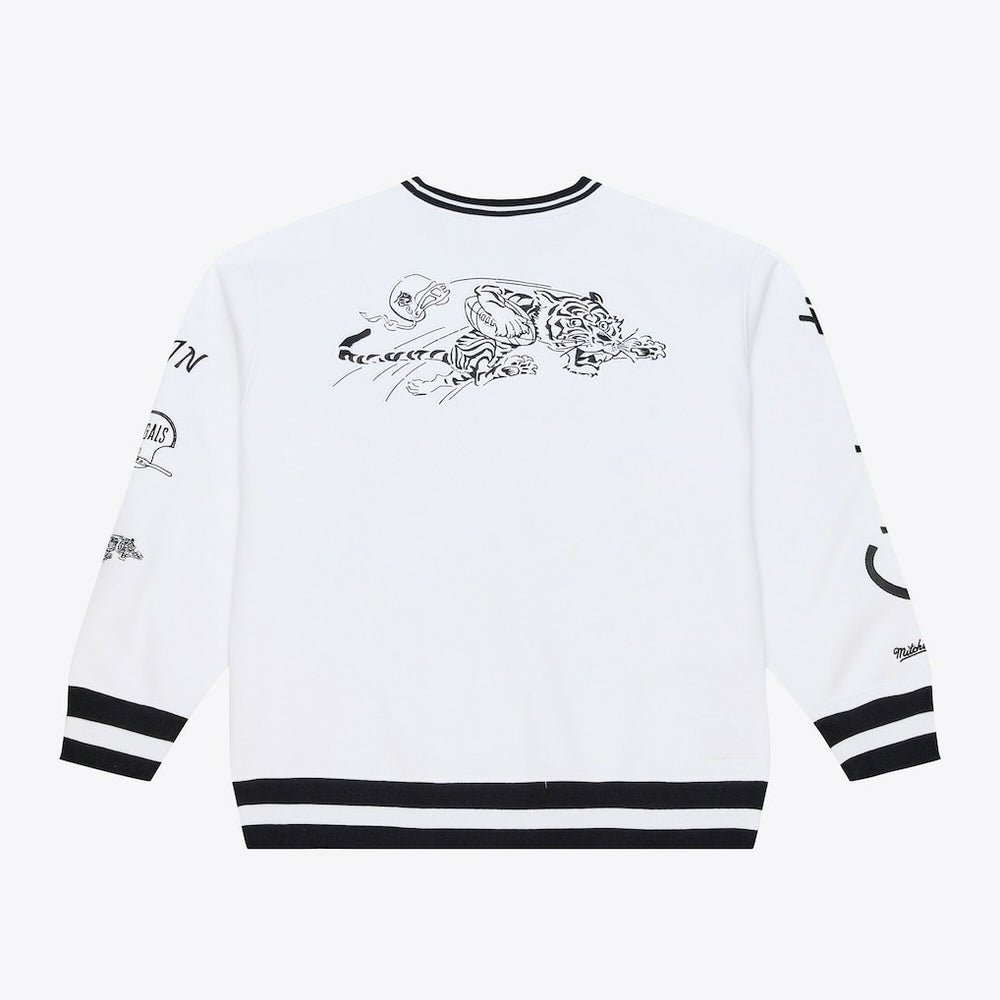 Cincinnati Bengals Arctic Fleece Sweatshirt White | Mitchell & Ness