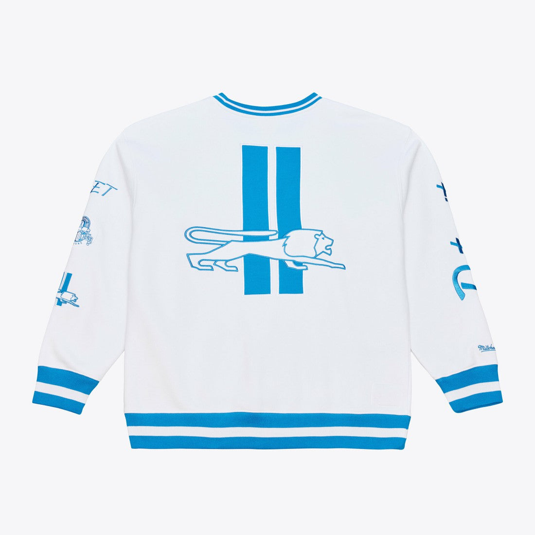 Detroit Lions Arctic Fleece Sweatshirt White | Mitchell & Ness