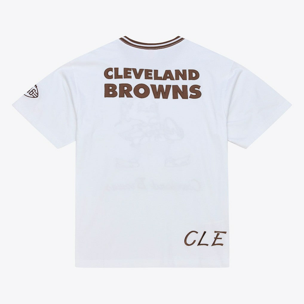 Cleveland Browns Arctic T-Shirt White | Mitchell & Ness