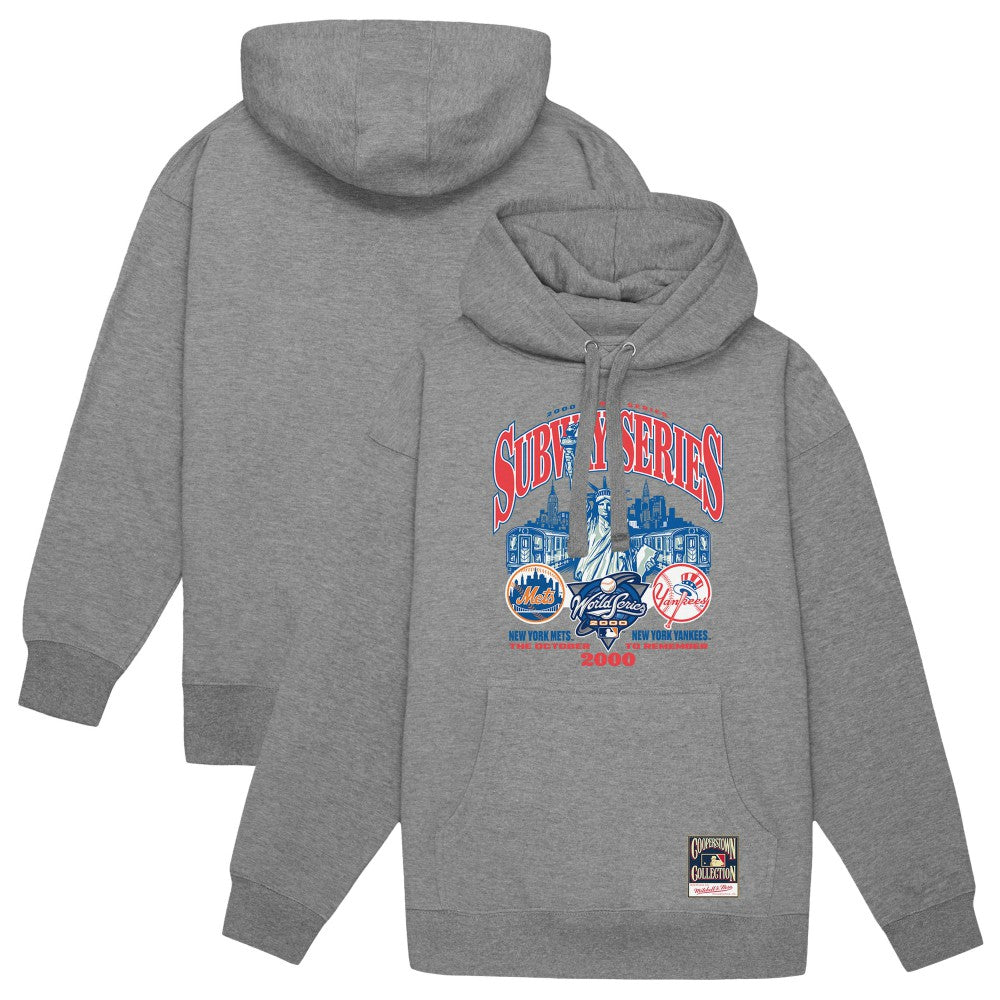New York Yankees vs. New York Mets Mitchell & Ness 2000 World Series Pullover Hoodie - MLB