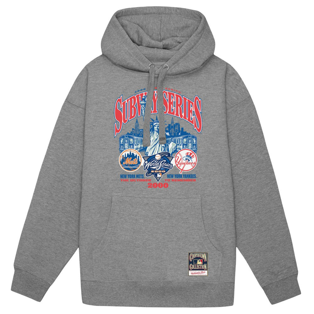 New York Yankees vs. New York Mets Mitchell & Ness 2000 World Series Pullover Hoodie - MLB