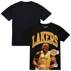 Shaquille O'Neal Los Angeles Lakers Hardwood Classics Player Arch T-Shirt Black - NBA