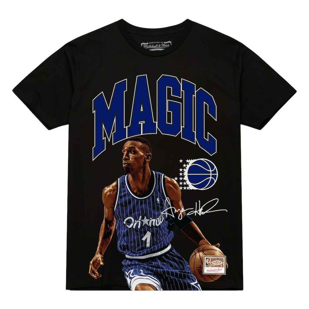 Penny Hardaway Orlando Magic Hardwood Classics Player Arch T-Shirt Black - NBA