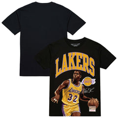 Magic Johnson Los Angeles Lakers Hardwood Classics Player Arch T-Shirt Black - NBA