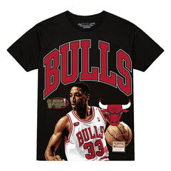 Scottie Pippen Chicago Bulls Hardwood Classics Player Arch T-Shirt Black - NBA