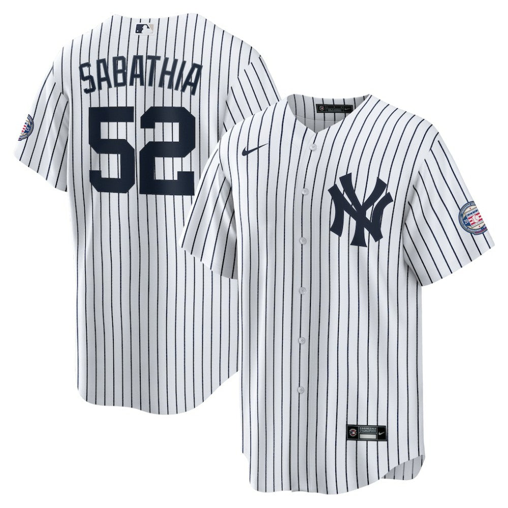 CC Sabathia New York Yankees Nike 2025 Baseball Hall of Fame Name & Number Retired Replica Jersey - MLB