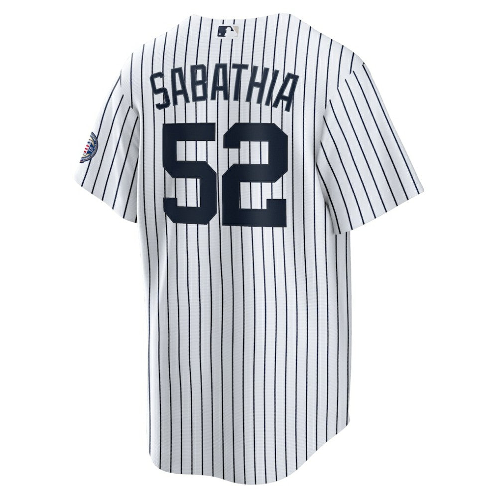 CC Sabathia New York Yankees Nike 2025 Baseball Hall of Fame Name & Number Retired Replica Jersey - MLB