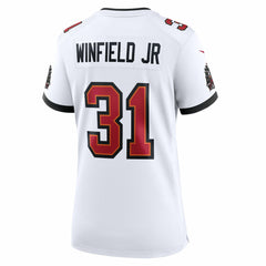 Antoine Winfield Jr. Tampa Bay Buccaneers Women's 50th Season Patch Game Jersey White | Nike for Sale