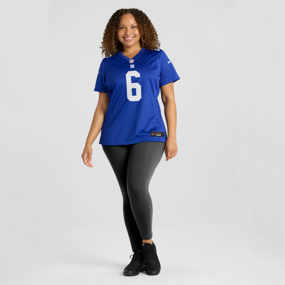 Jaxson Dart New York Giants Women's Team Game Jersey Royal | Nike for Sale