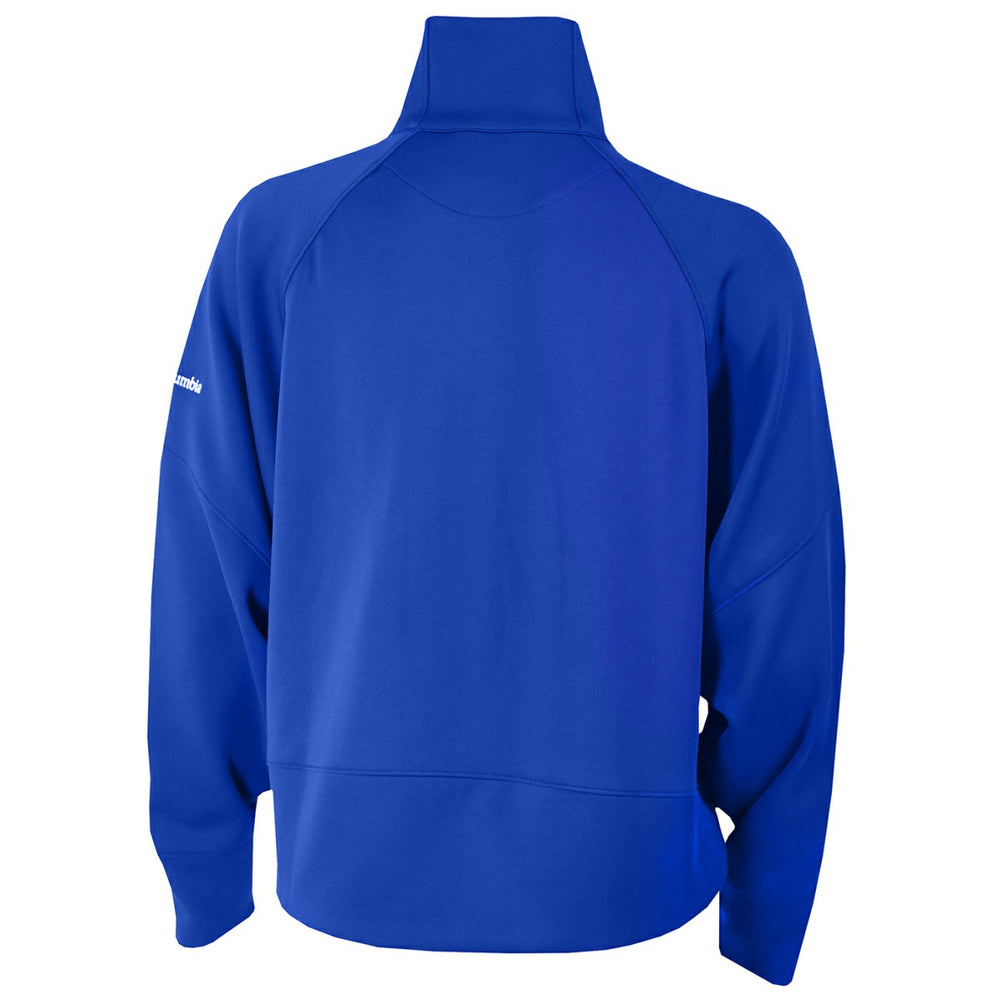 Oklahoma City Thunder Women's 2025 NBA Finals Champions Wickhams Hills Raglan Omni-Wick Half-Zip Pullover Blue - NBA