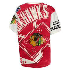 Chicago Blackhawks Outerstuff Youth Top Player T-Shirt - Cream - NHL