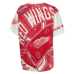 Detroit Red Wings Outerstuff Youth Top Player T-Shirt - Cream - NHL