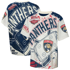 Florida Panthers Outerstuff Youth Top Player T-Shirt - Cream - NHL