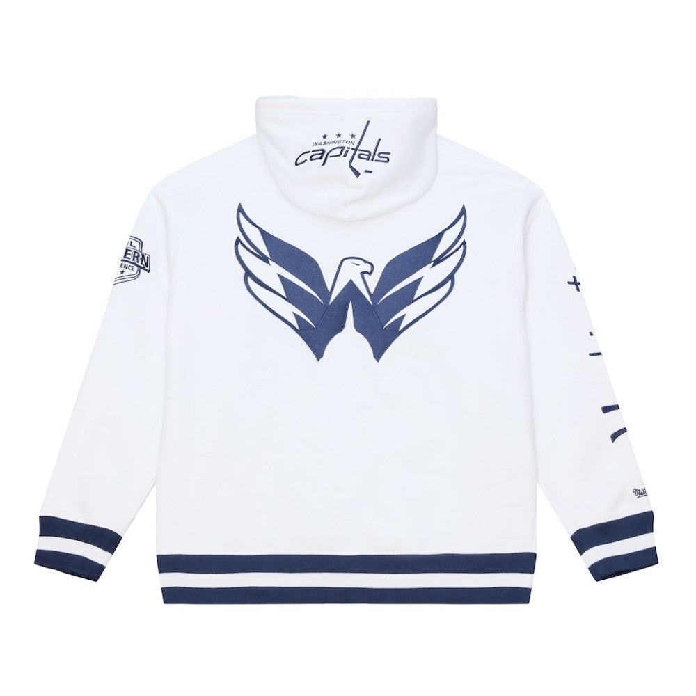 Washington Capitals Mitchell & Ness Arctic Fleece Hoodie - White - NHL