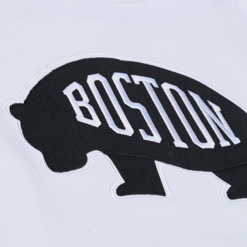 Boston Bruins Mitchell & Ness Arctic Fleece Hoodie - White - NHL