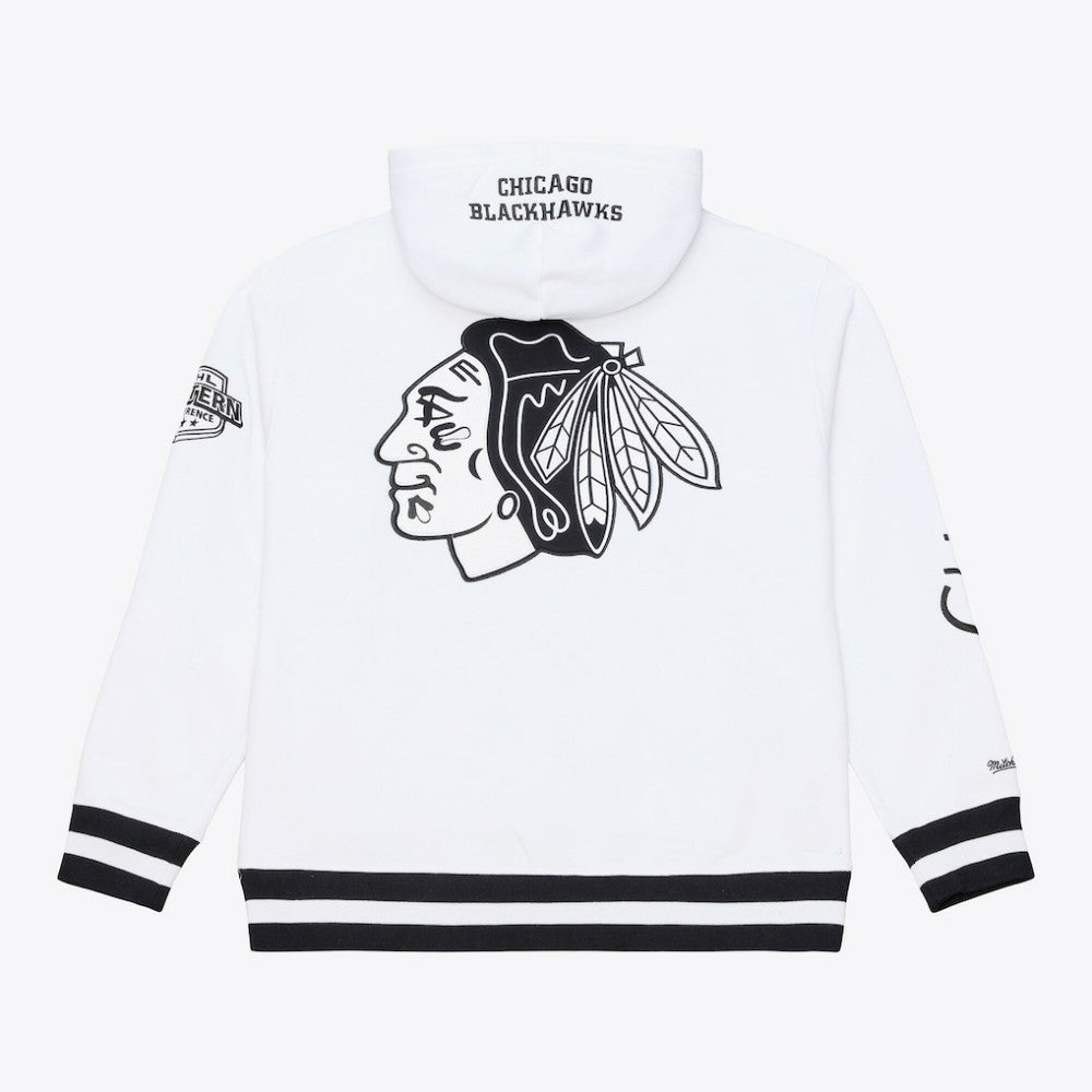 Chicago Blackhawks Mitchell & Ness Arctic Fleece Hoodie - White - NHL