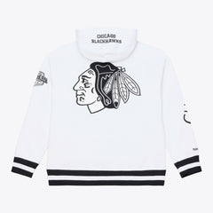 Chicago Blackhawks Mitchell & Ness Arctic Fleece Hoodie - White - NHL