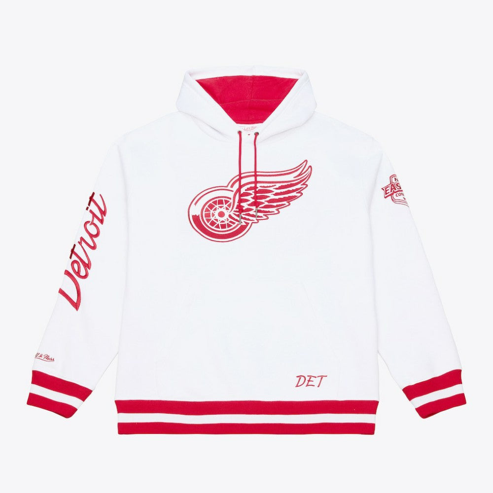 Detroit Red Wings Mitchell & Ness Arctic Fleece Hoodie - White - NHL