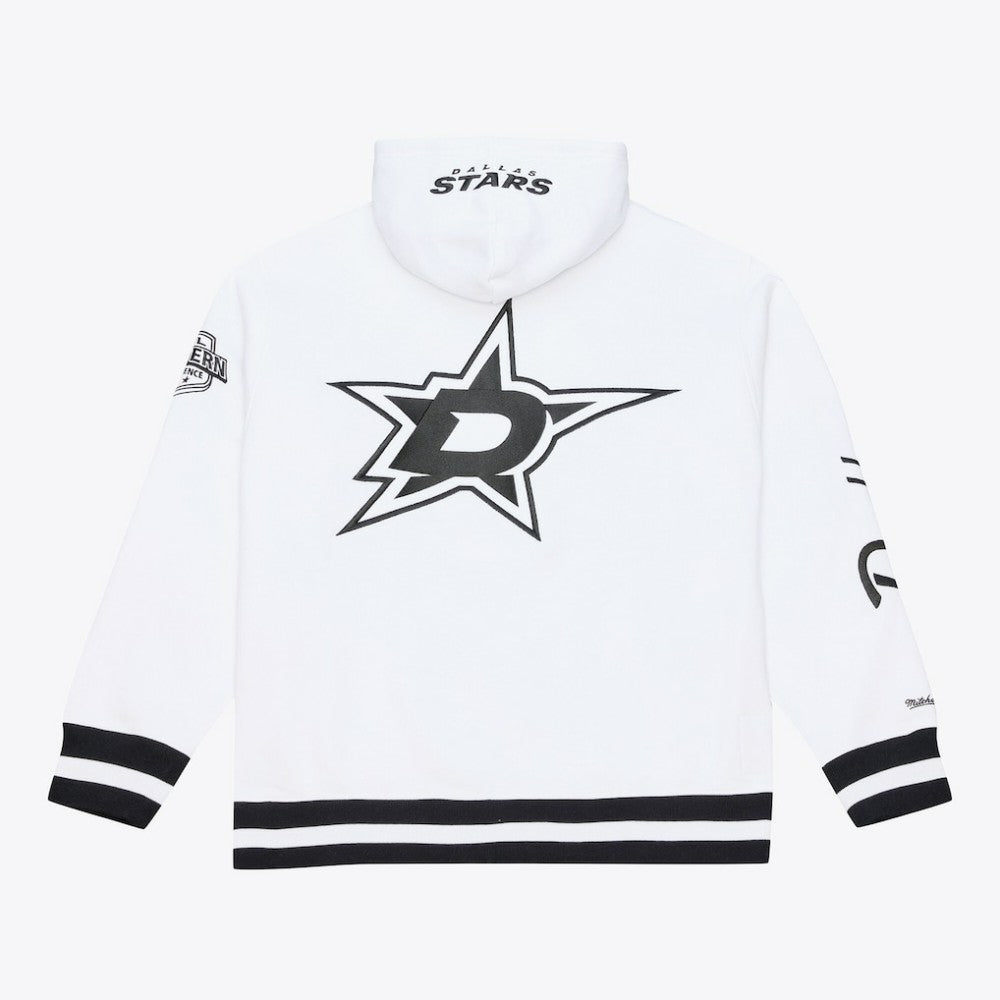 Dallas Stars Mitchell & Ness Arctic Fleece Hoodie - White - NHL