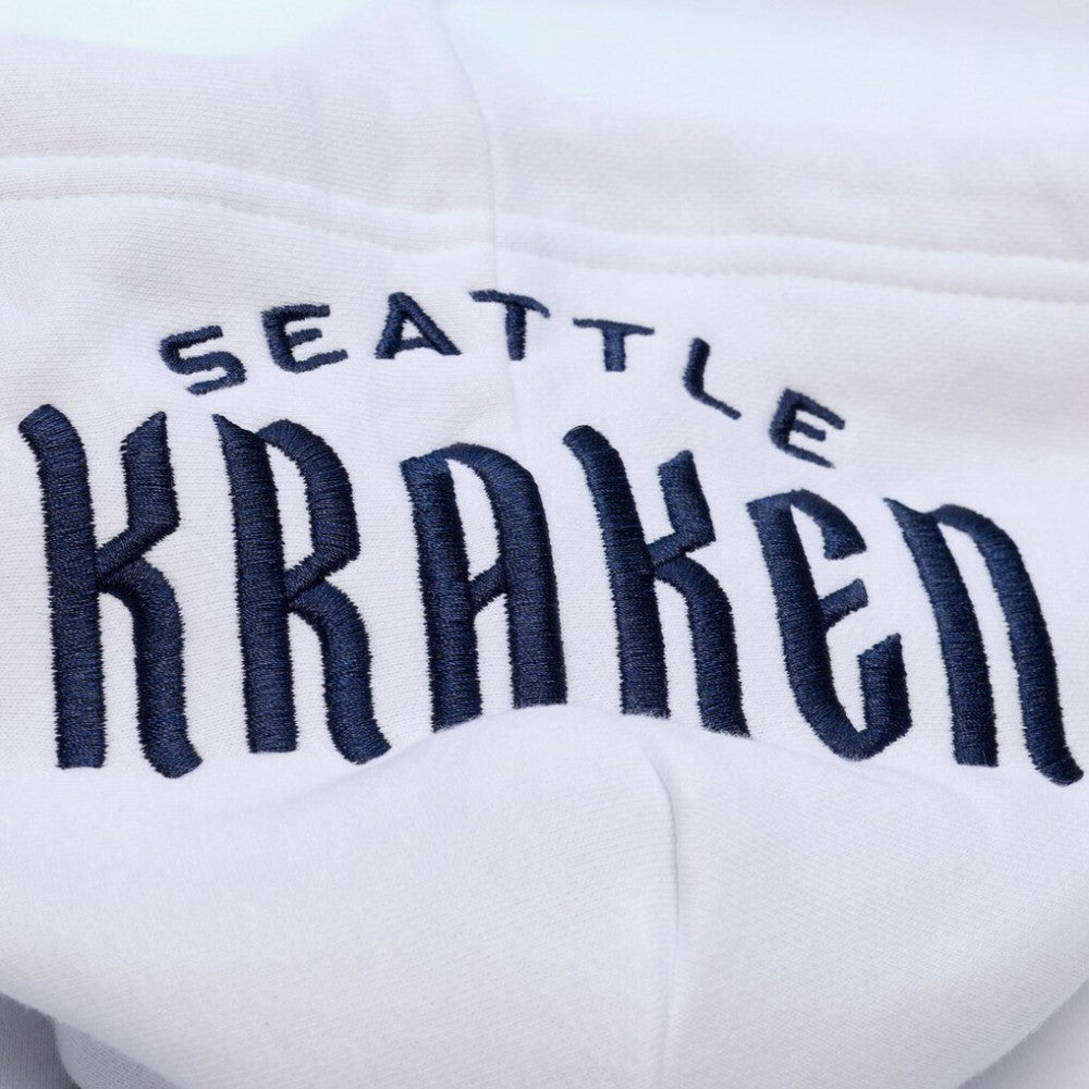 Seattle Kraken Mitchell & Ness Arctic Fleece Hoodie - White - NHL