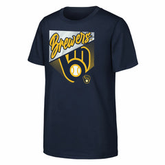 Milwaukee Brewers Outerstuff Youth Prime Plate T-Shirt - MLB