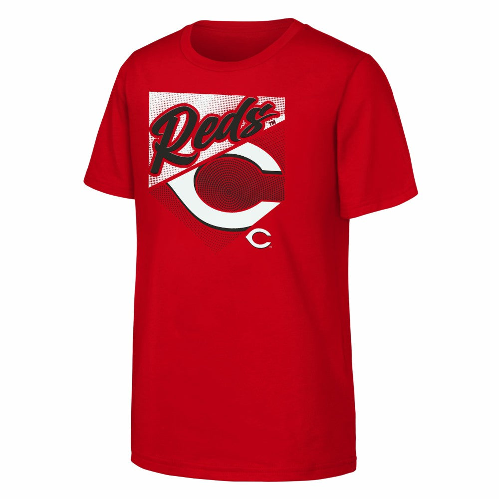 Cincinnati Reds Outerstuff Youth Prime Plate T-Shirt - MLB