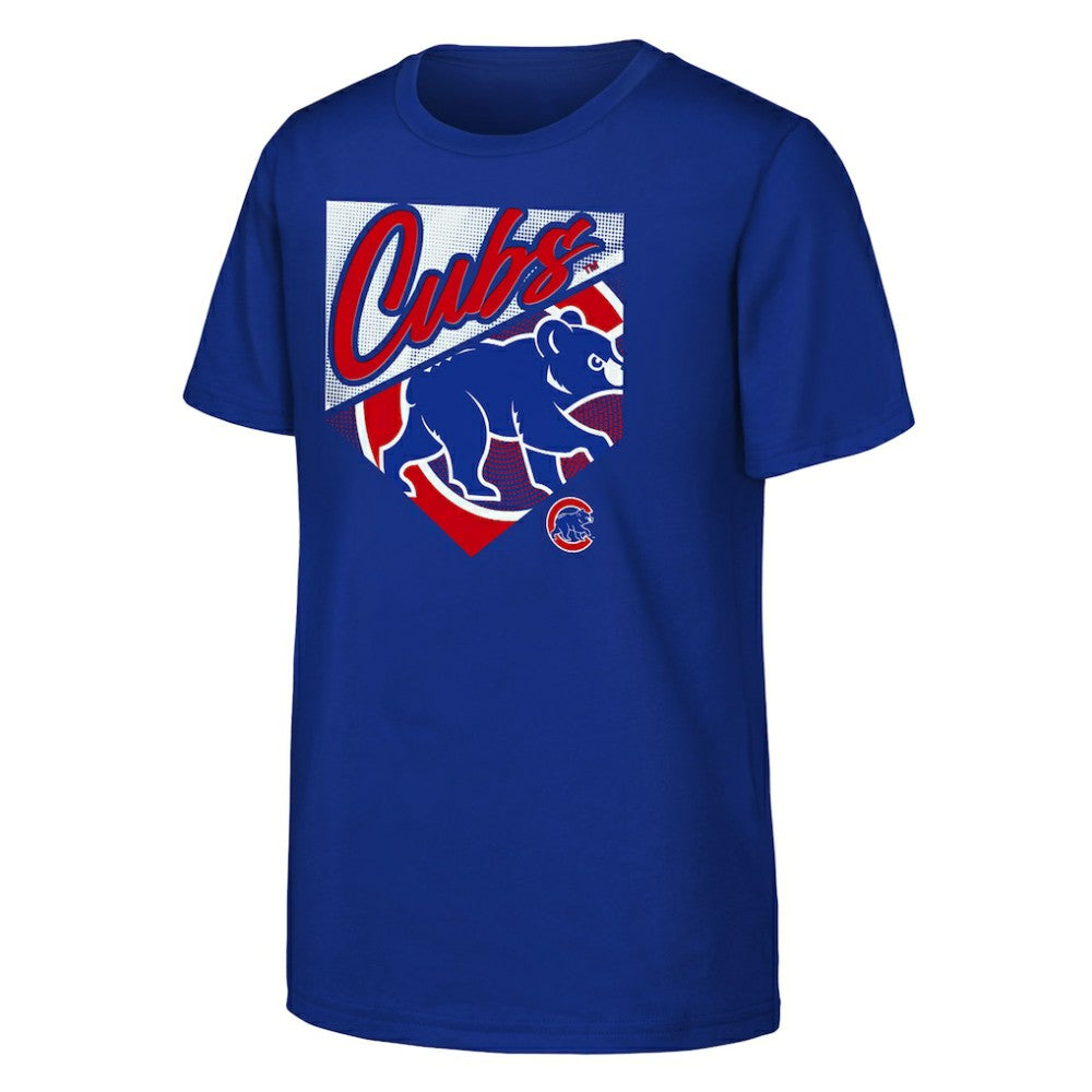 Chicago Cubs Outerstuff Youth Prime Plate T-Shirt - MLB
