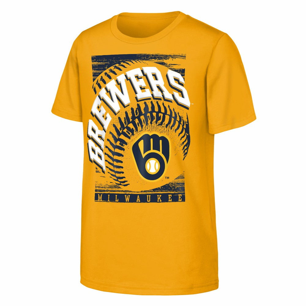 Milwaukee Brewers Outerstuff Youth Speed Pitch T-Shirt - MLB