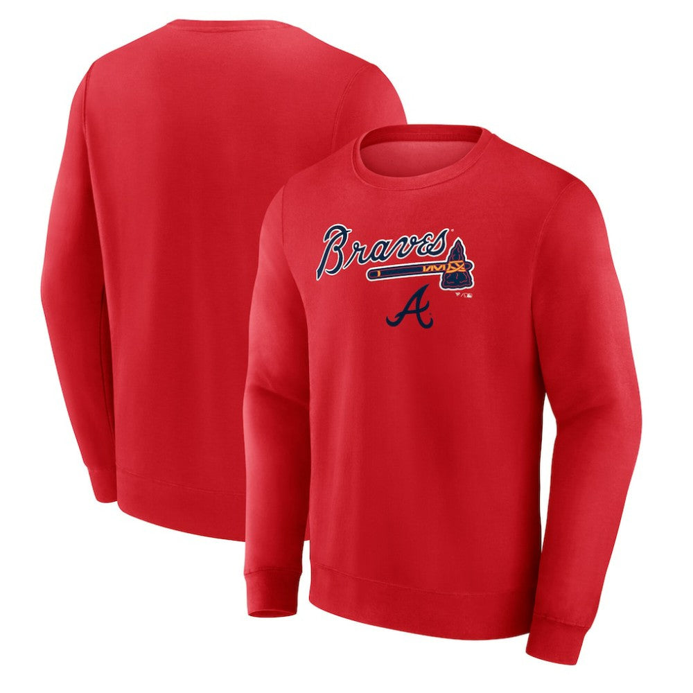Atlanta Braves Team Lockup Sweatshirt - MLB