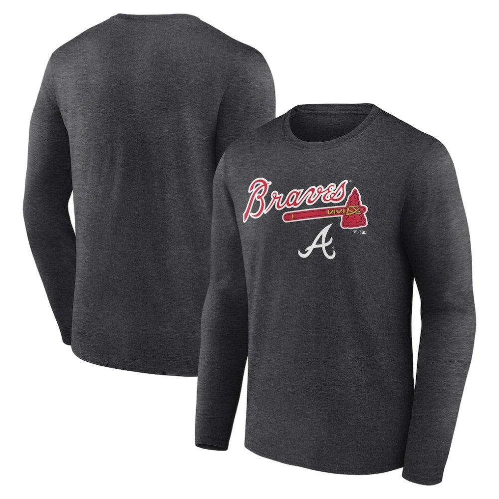 Atlanta Braves Team Lockup Long Sleeve T-Shirt - MLB