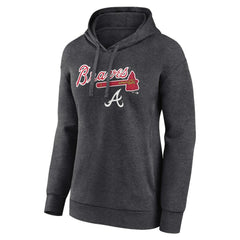 Atlanta Braves Women's Team Lockup Hoodie - MLB