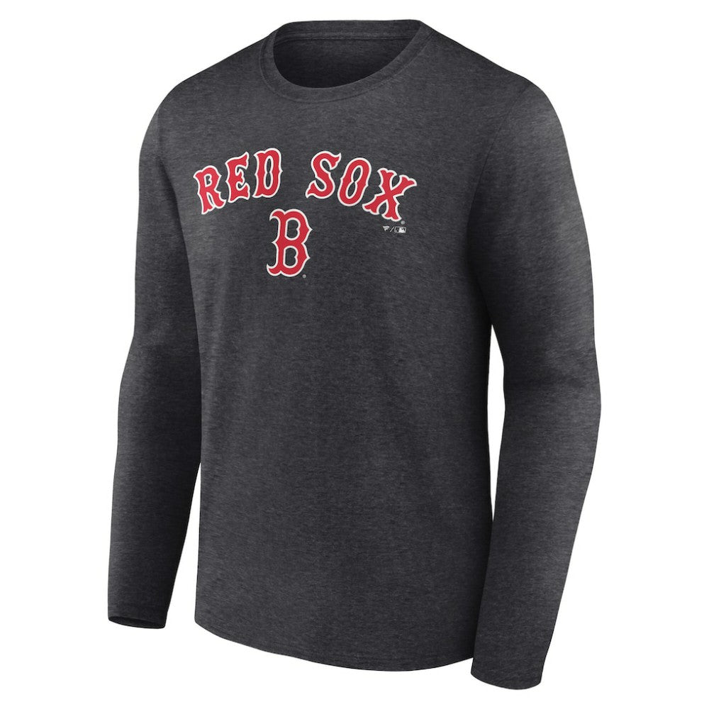 Boston Red Sox Team Lockup Long Sleeve T-Shirt - MLB