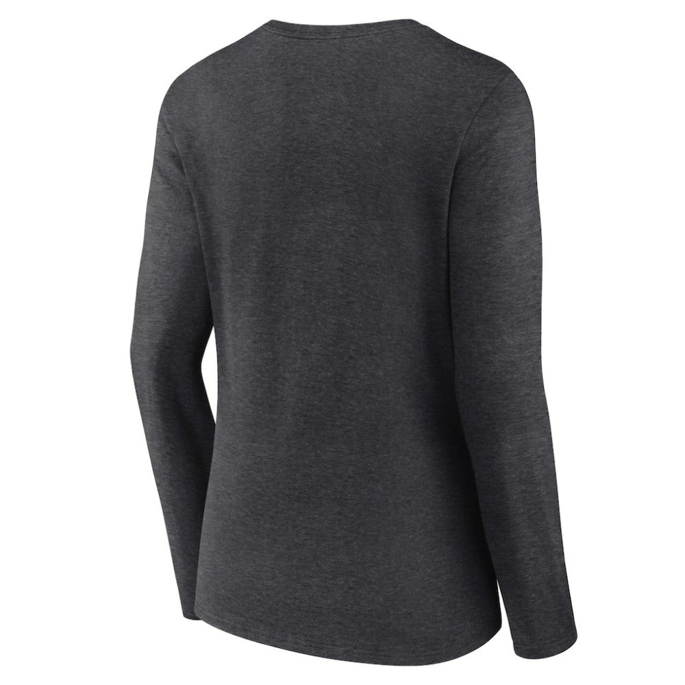 Boston Red Sox Women's Team Lockup Long Sleeve V-Neck T-Shirt - MLB