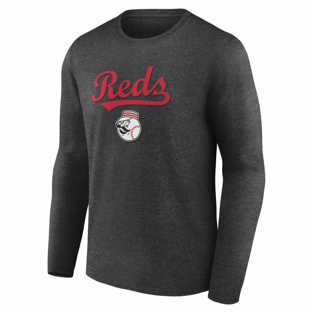 Cincinnati Reds Team Lockup Long Sleeve T-Shirt - MLB