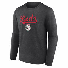 Cincinnati Reds Team Lockup Long Sleeve T-Shirt - MLB