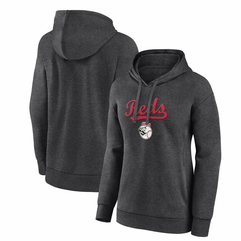 Cincinnati Reds Women's Team Lockup Hoodie - MLB