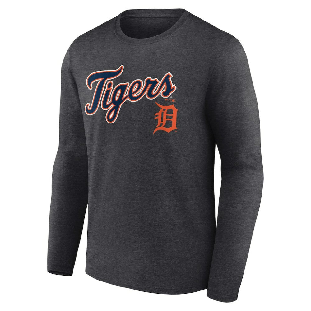 Detroit Tigers Team Lockup Long Sleeve T-Shirt - MLB