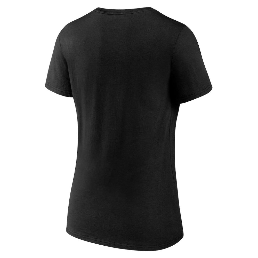 Los Angeles Dodgers Women's Team Lockup V-Neck T-Shirt - MLB
