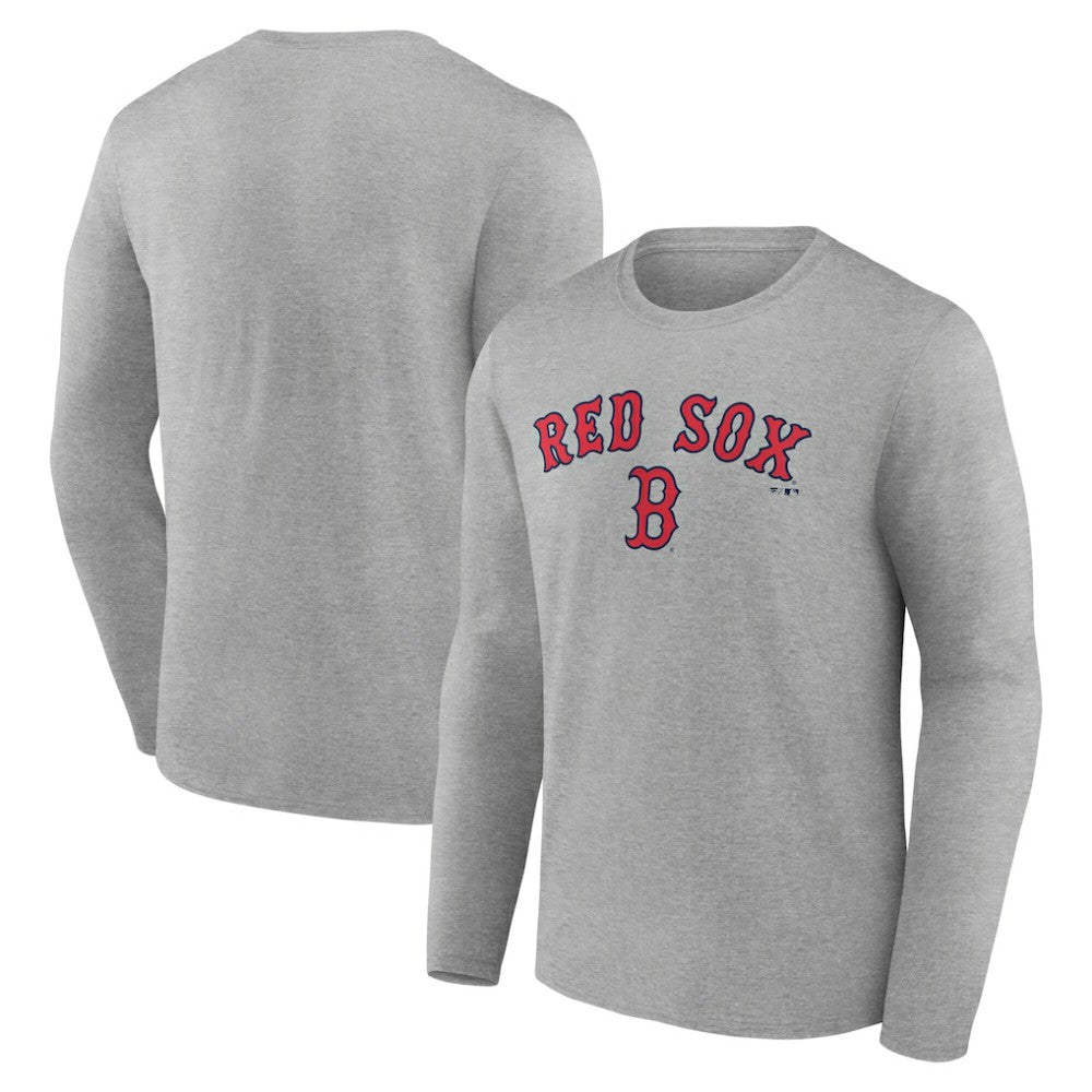 Boston Red Sox Team Lockup Long Sleeve T-Shirt - MLB