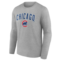 Chicago Cubs Team Lockup Long Sleeve T-Shirt - MLB