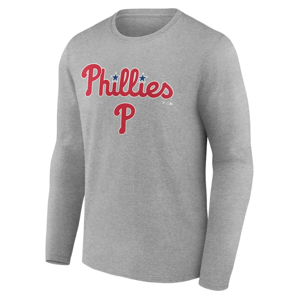 Philadelphia Phillies Team Lockup Long Sleeve T-Shirt - MLB