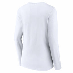 Cincinnati Reds Women's Team Lockup Long Sleeve V-Neck T-Shirt - MLB
