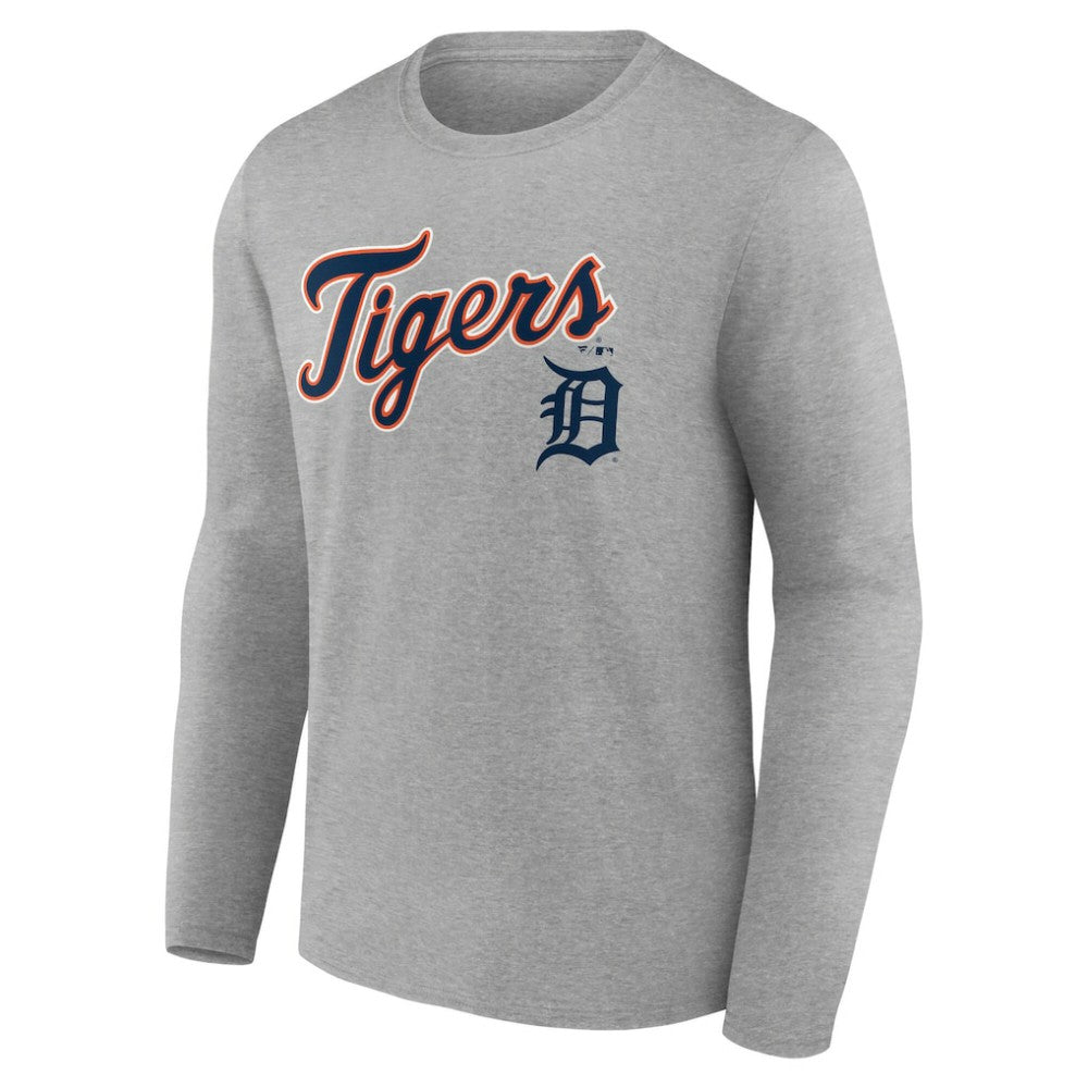 Detroit Tigers Team Lockup Long Sleeve T-Shirt - MLB