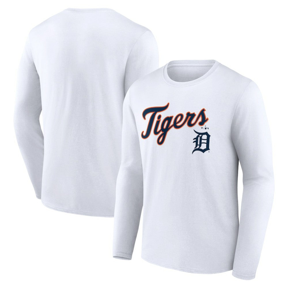Detroit Tigers Team Lockup Long Sleeve T-Shirt - MLB